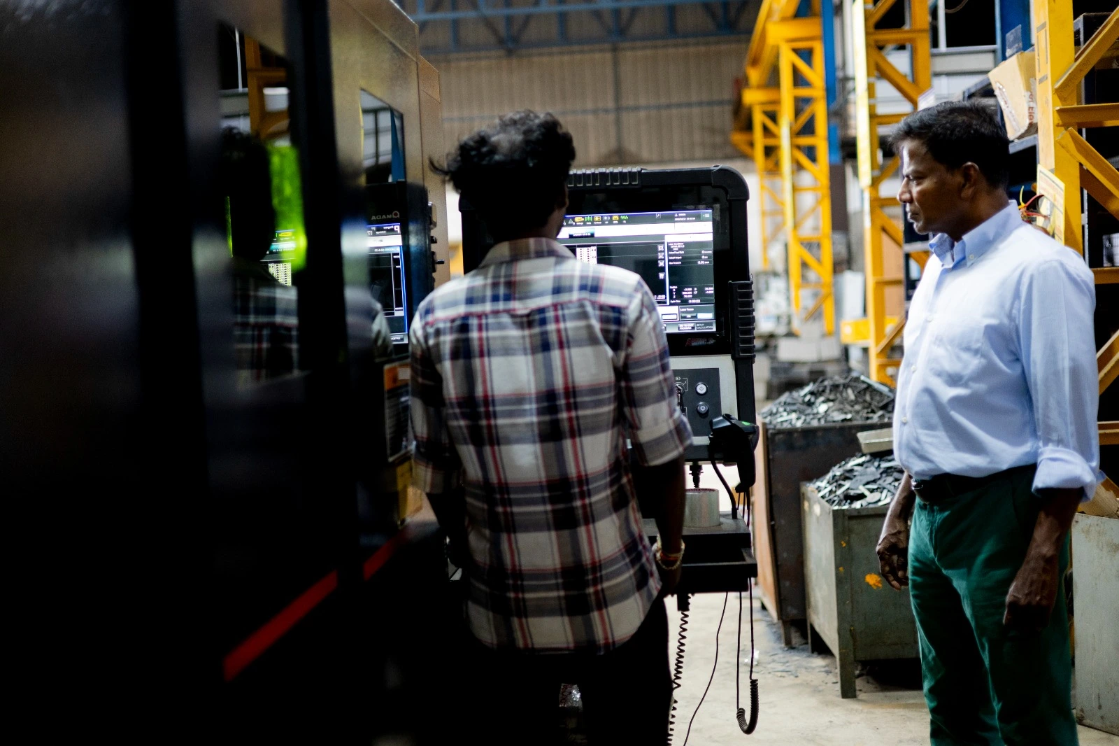 supervising factory