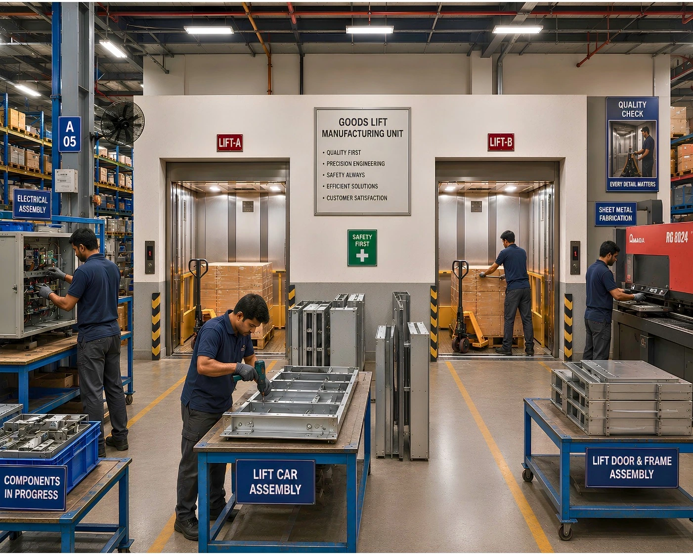 goods lift in chennai